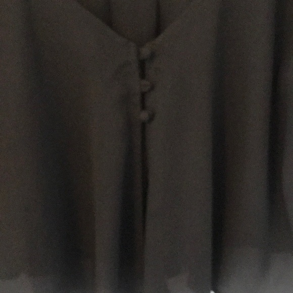 Nasty Gal Black Flowy Crop Top - Picture 4 of 6